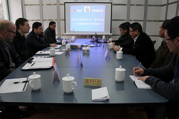 熱烈歡迎美國康明斯公司到網為公司考察